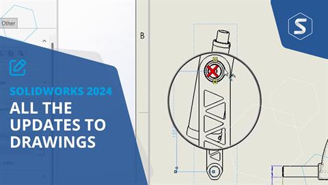 5 NEW Updates to SOLIDWORKS Drawings for 2024!