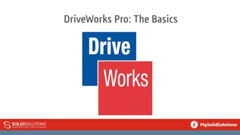 DriveWorks Pro: The Basics
