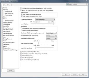 Improving SolidWorks Performance