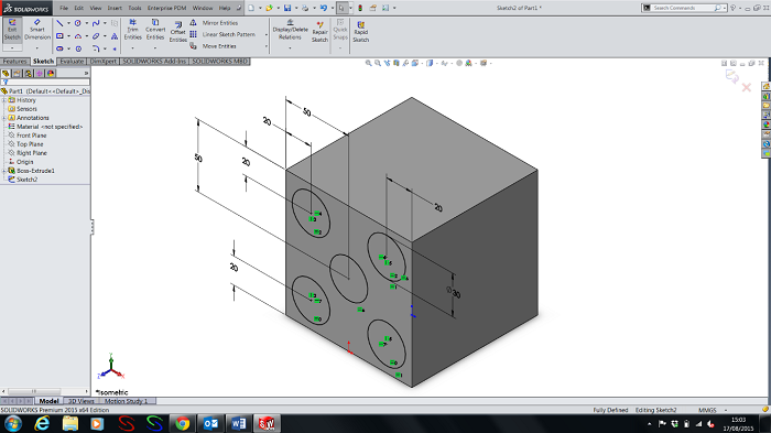 Copying SOLIDWORKS Features in Parts and Assemblies