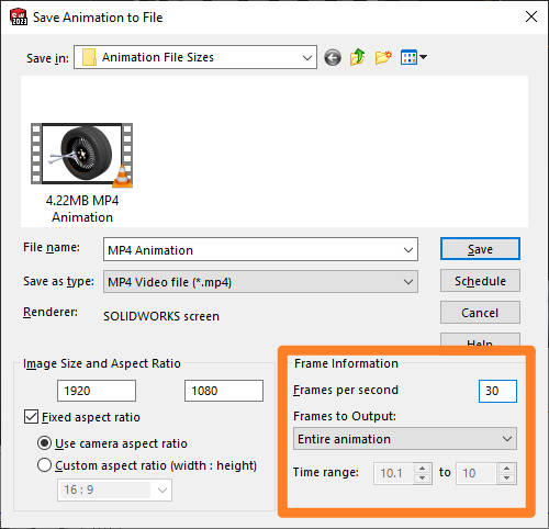 How to save your animations as GIFs in SolidWorks