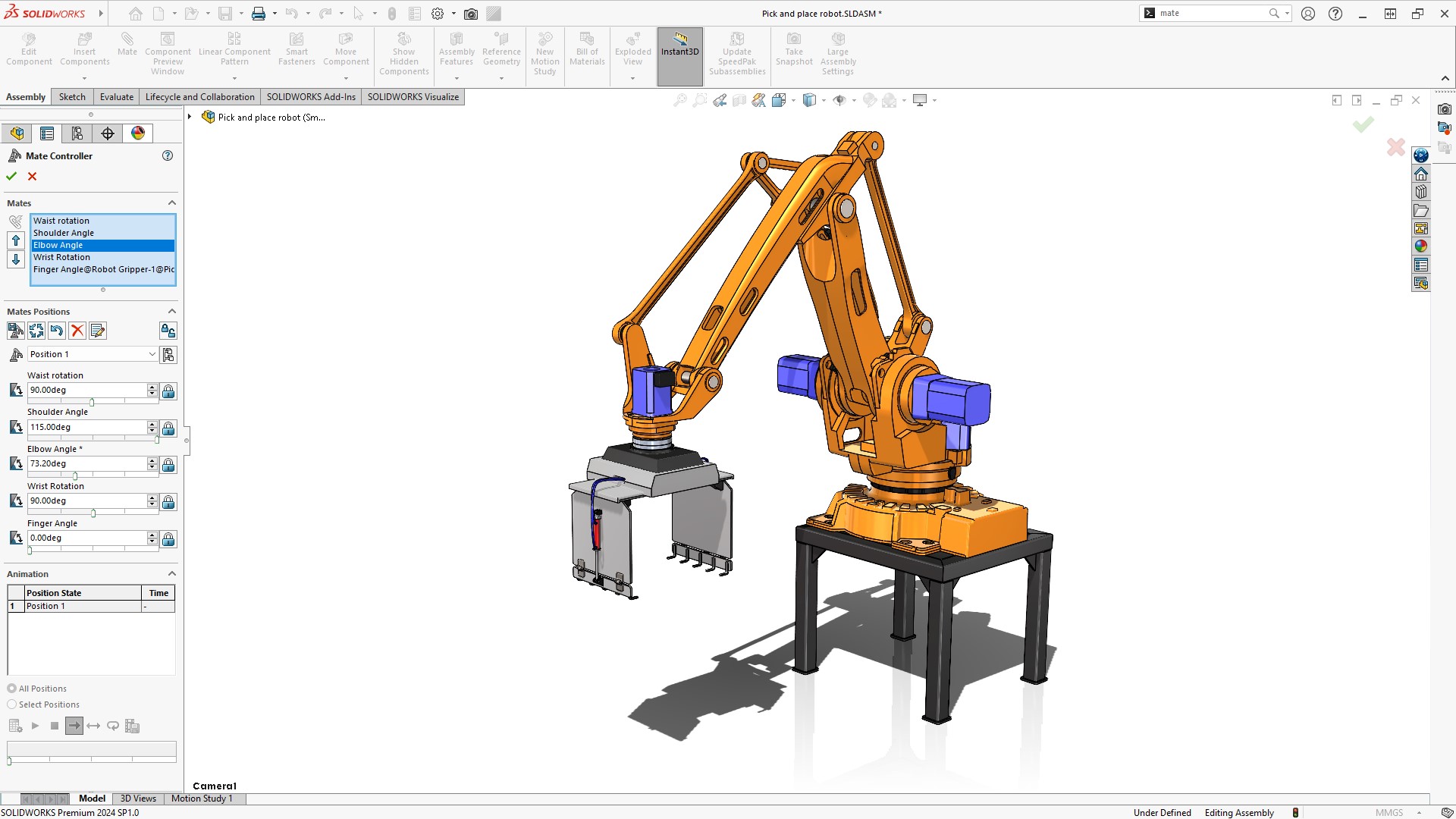 What is the SOLIDWORKS Mate Controller and how do you use it?