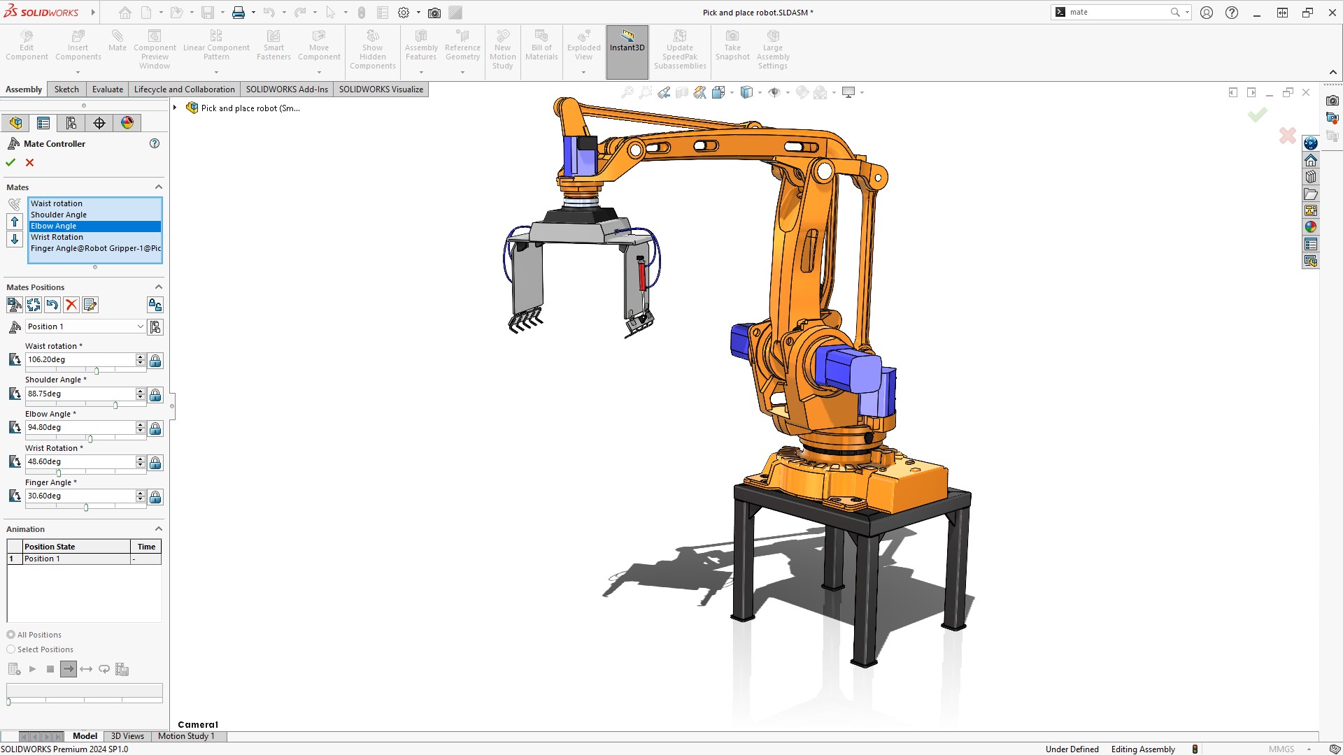 What is the SOLIDWORKS Mate Controller and how do you use it?