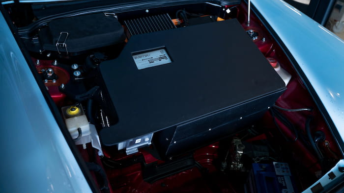 Under the hood of an Everrati car