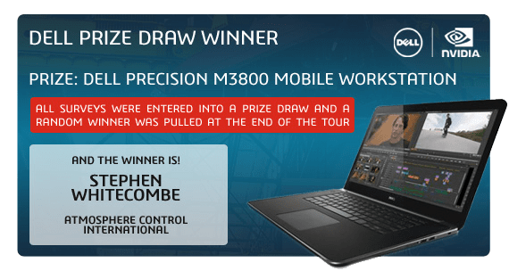 SOLIDWORKS 2014 Launch Dell Prize Draw Winner