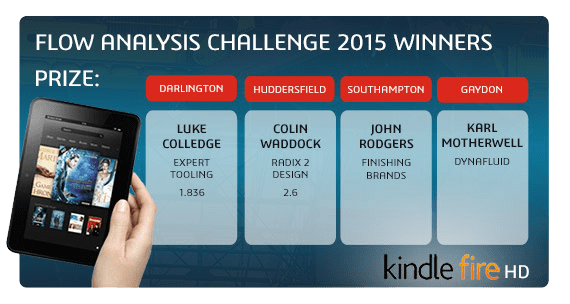 SOLIDWORKS 2015 Launch Flow Analysis Optimisation Prize Winners